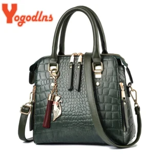 Crocodile Pattern Handbag